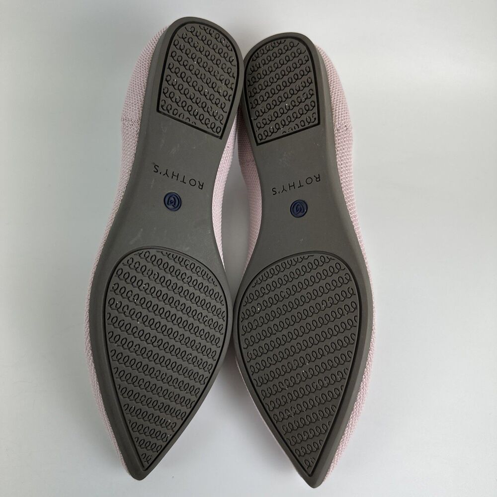 Rothys The Point Flat Petal Pink Slip On Fabric Comfort Lightweight Womens 7 - Picture 11 of 11